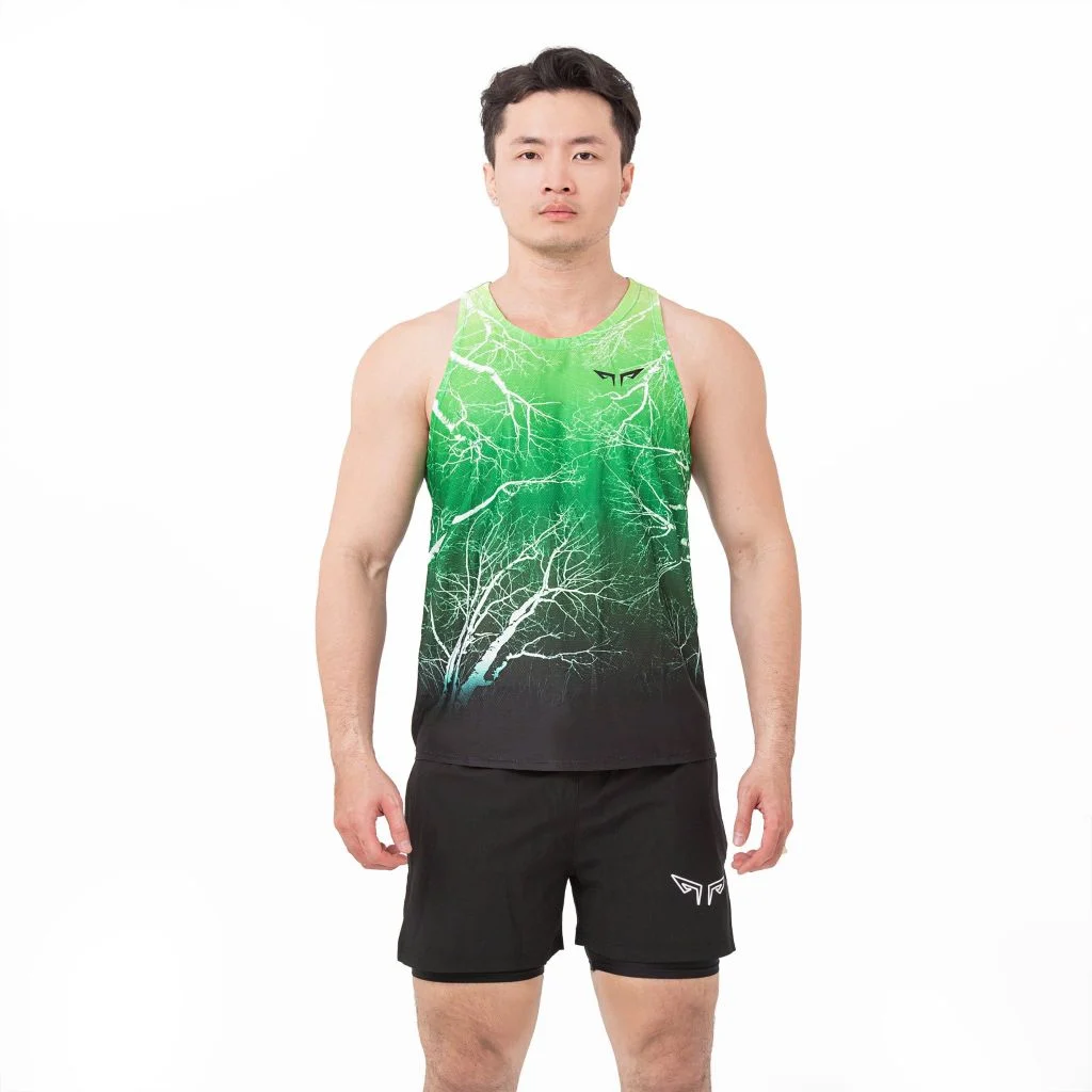 Áo Singlet Chạy Bộ Nam Wolf Active Winter Light 167, Áo Nhẹ, Nhanh Khô, Co Giãn 4 Chiều
